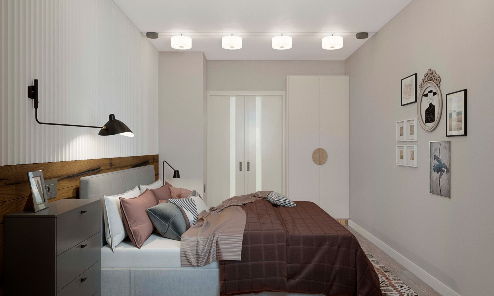 Обложка проекта: Спальня 13 м2