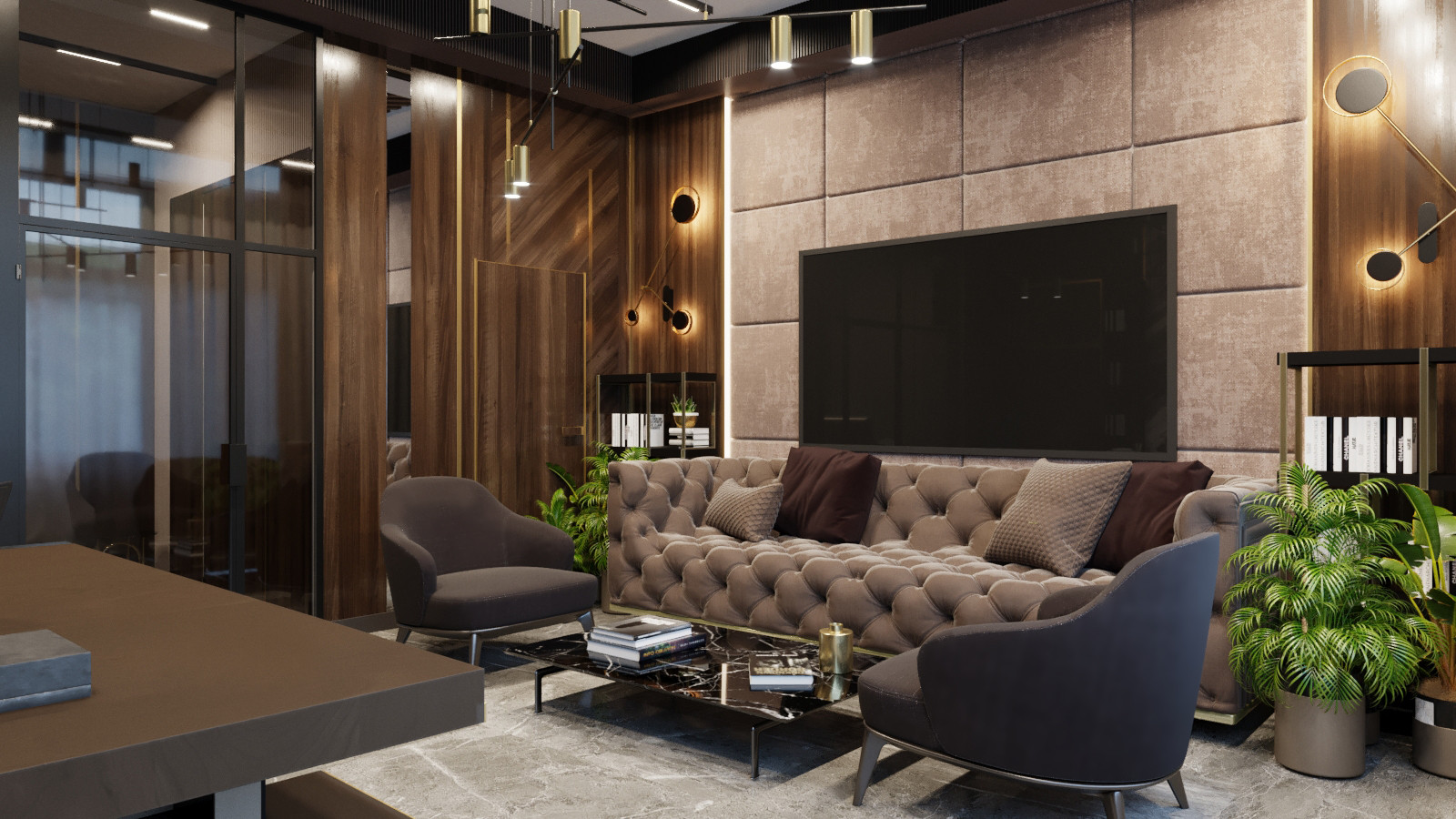 Дизайн кабинета руководителя компании