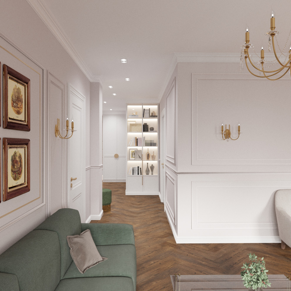 Нежная квартира неоклассика