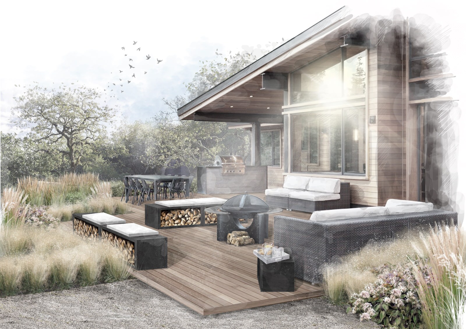 Костровые зоны