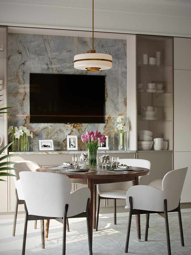 Интерьер кухни в стиле эклектика