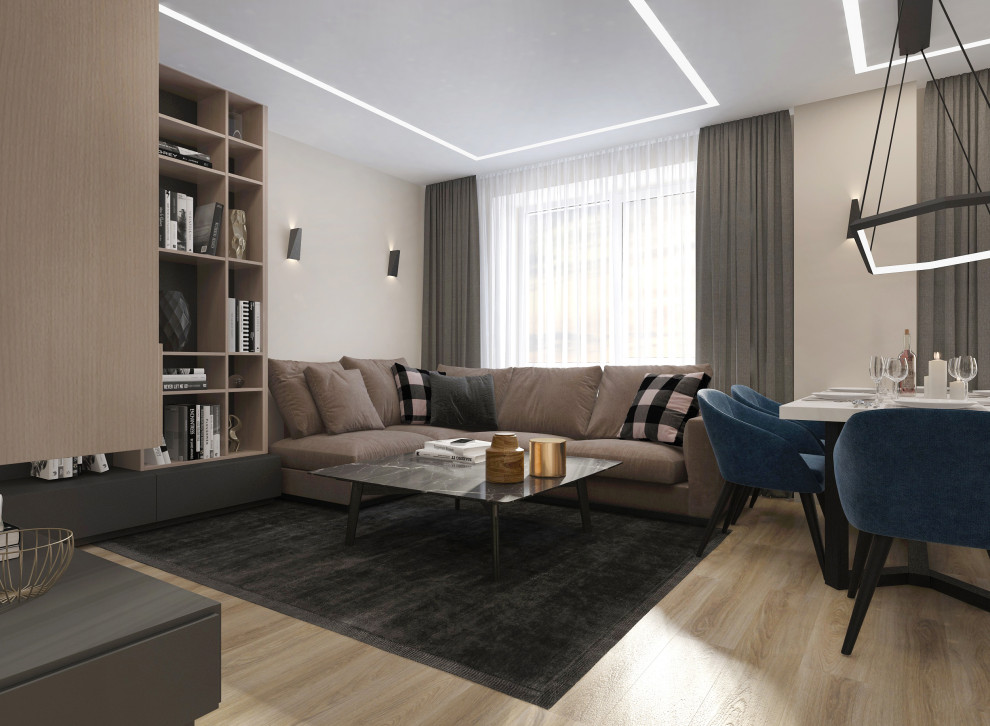 Квартира 100 кв.м. в жилом комплексе. Современный стиль.