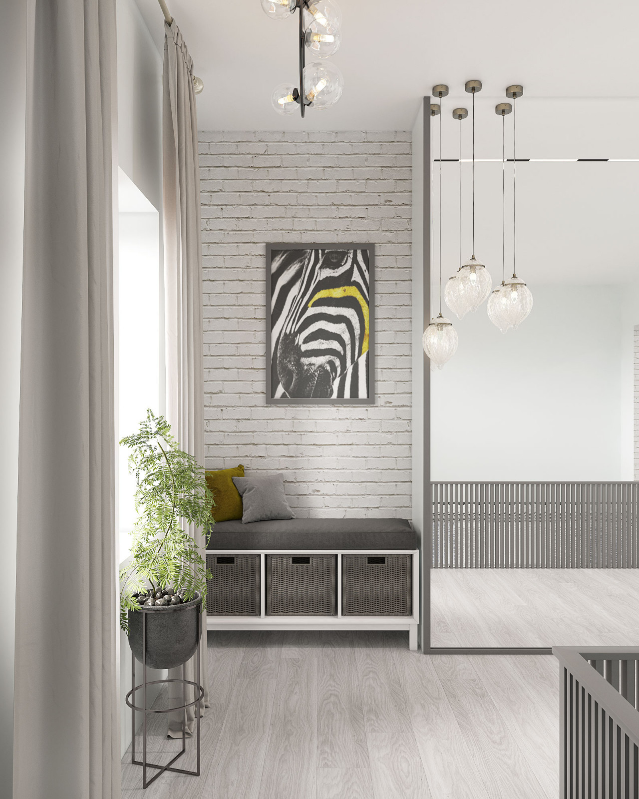 Дом с сеткой между первым этажом и вторым светом в Якутске.