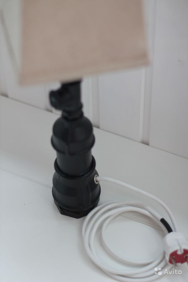 Светильники из водопроводной трубы