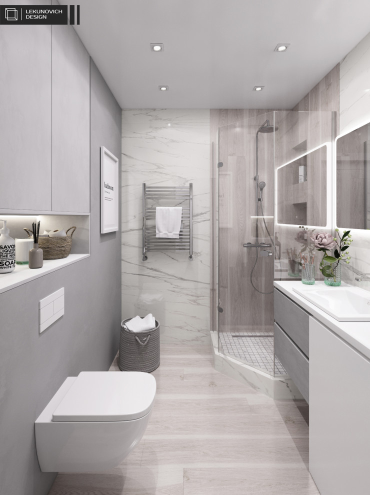 Дизайн квартиры ЖК "Минск Мир" г. Минск 43 м2