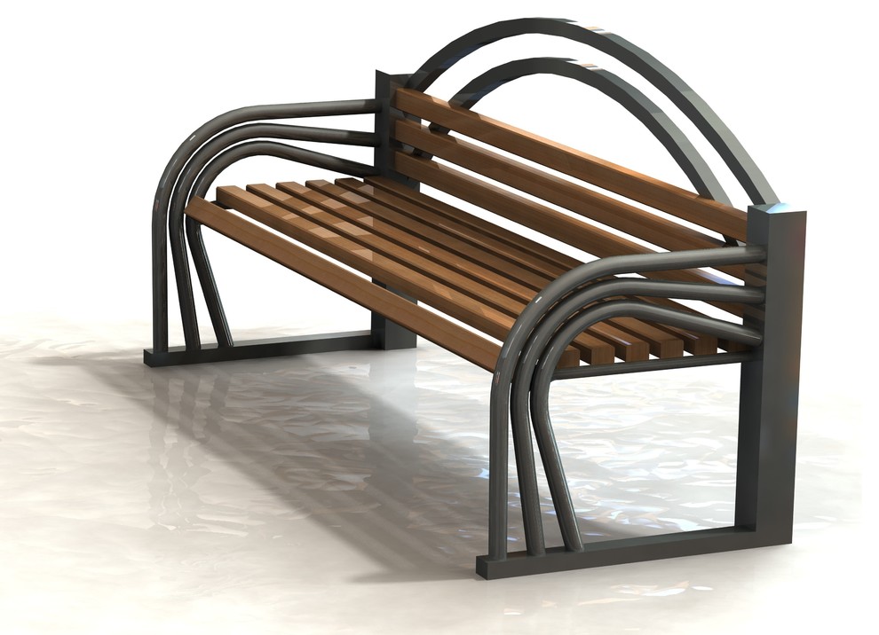 Обложка проекта: Скамьи и урны