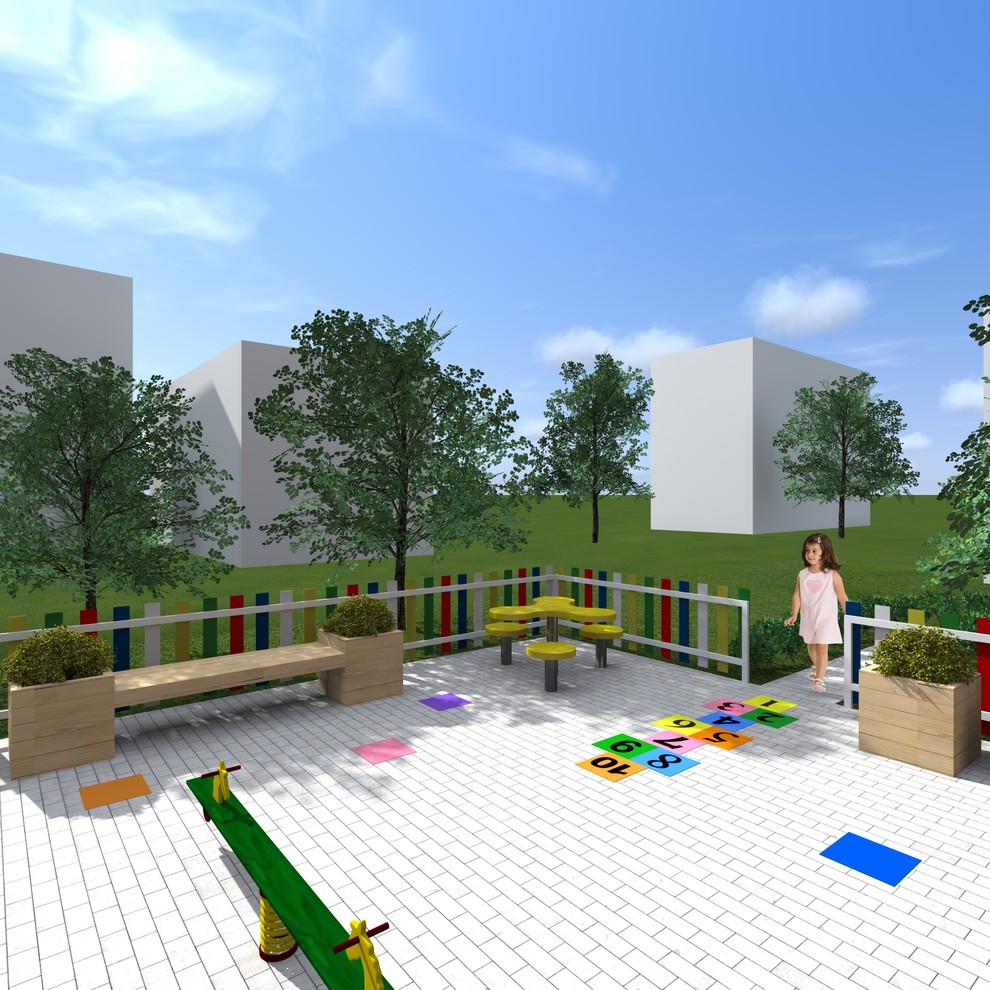 Проект игровой площадки детского клуба