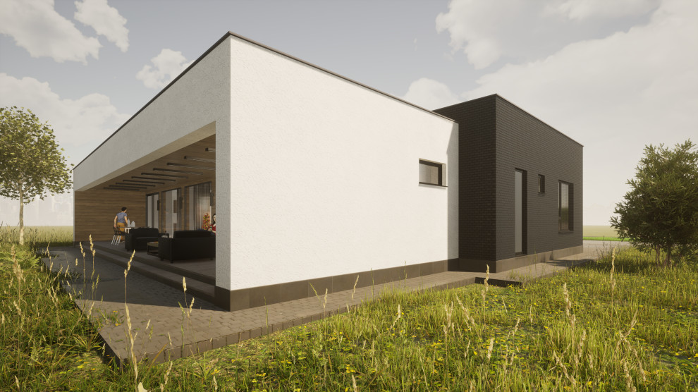 Дом в сосновом лесу