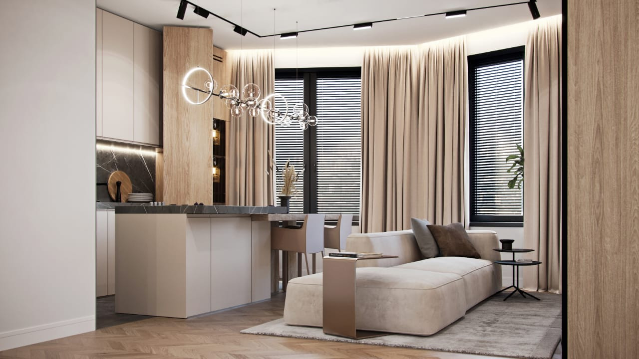 Современная картира для молодой семьи