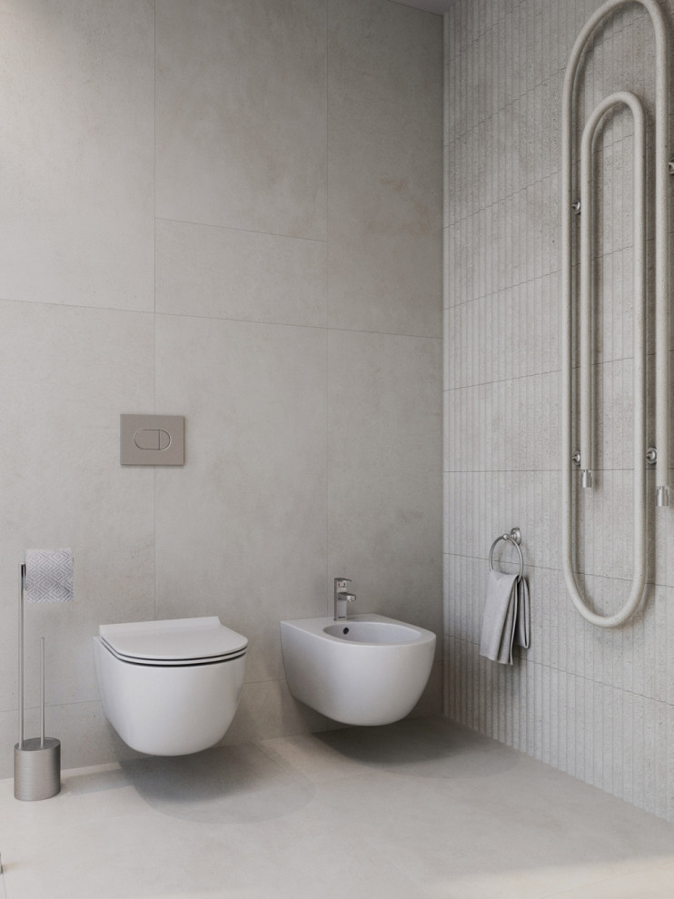 Мастер-ванная в стиле минимализм