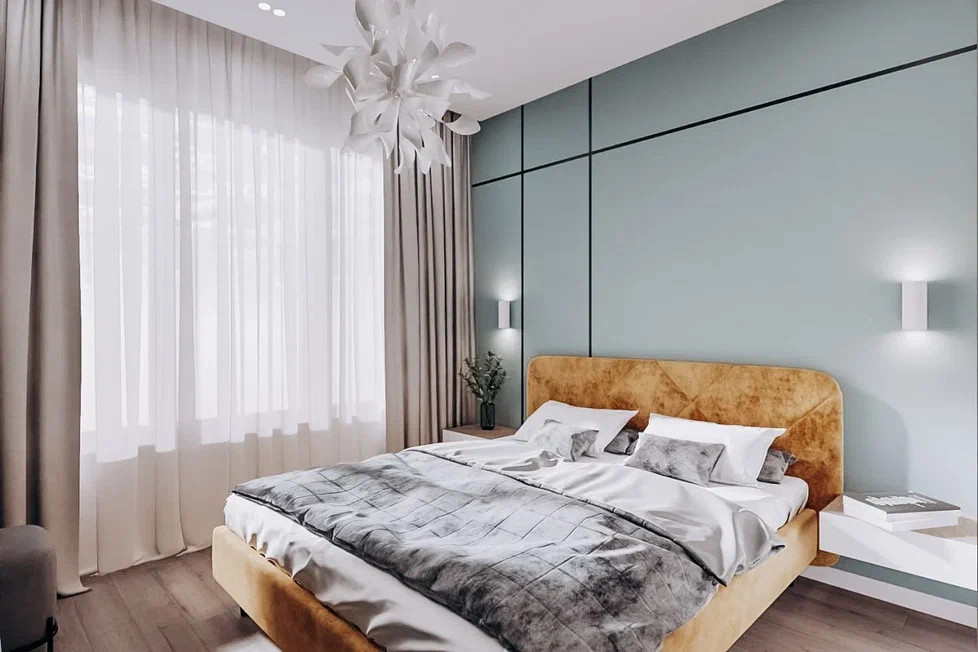 Планировка 3-х комнатной квартиры в современном стиле