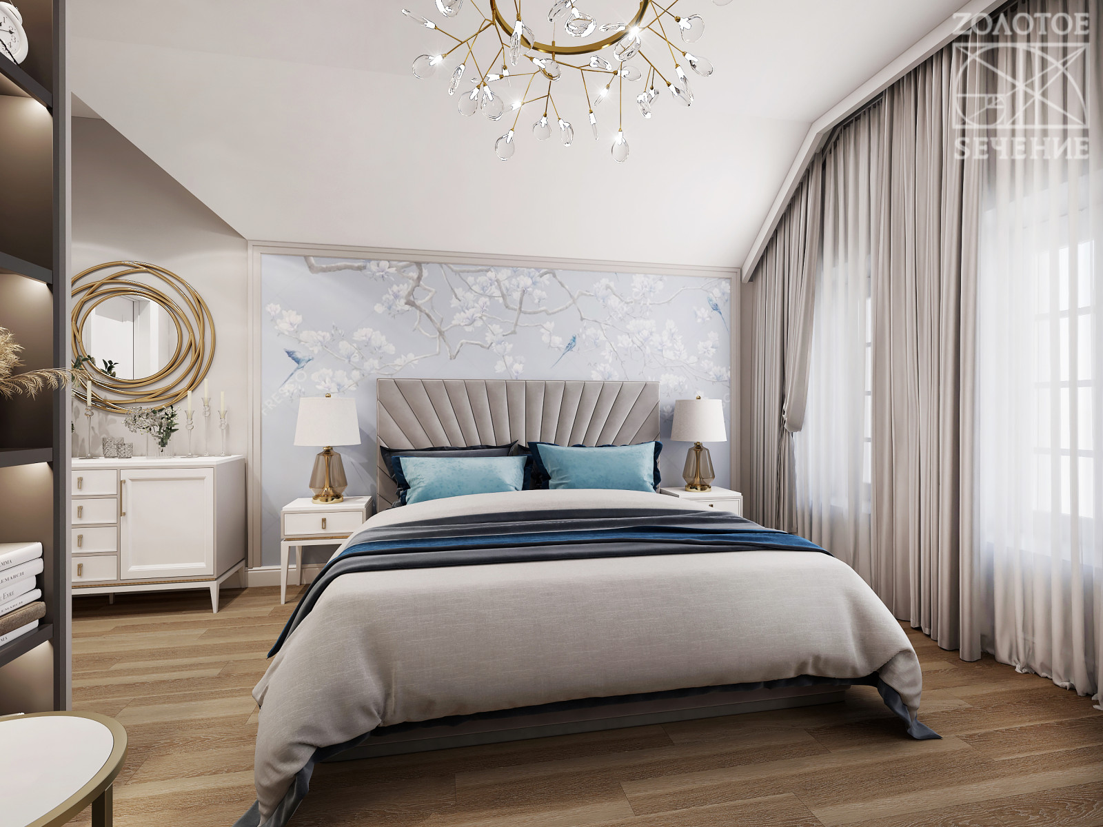 Изысканная нежность загородного дома