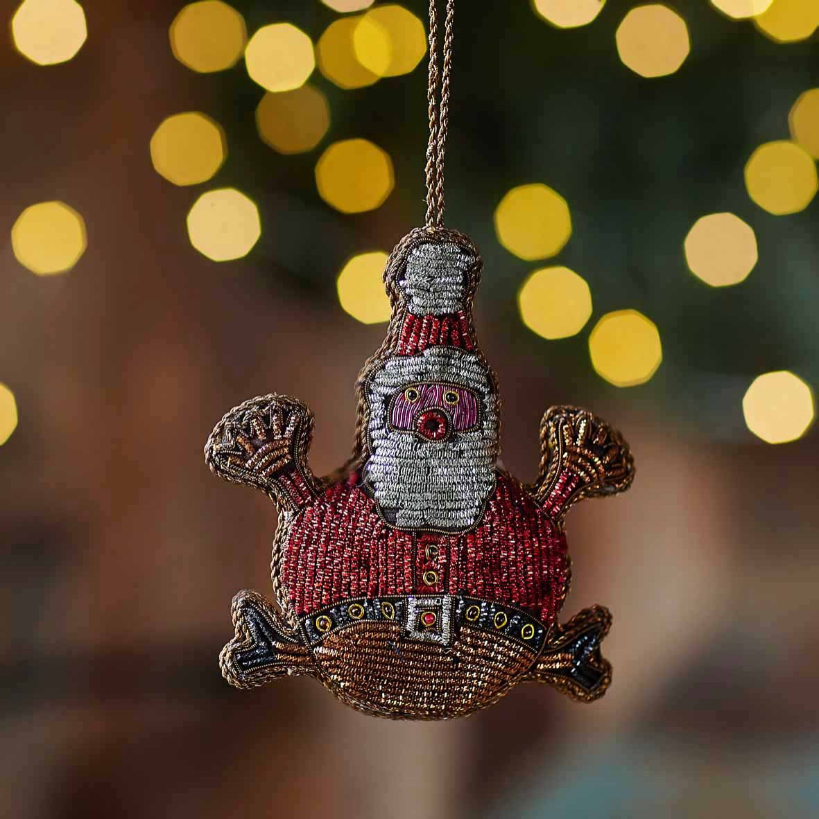 Ёлочная игрушка "Санта Клаус"