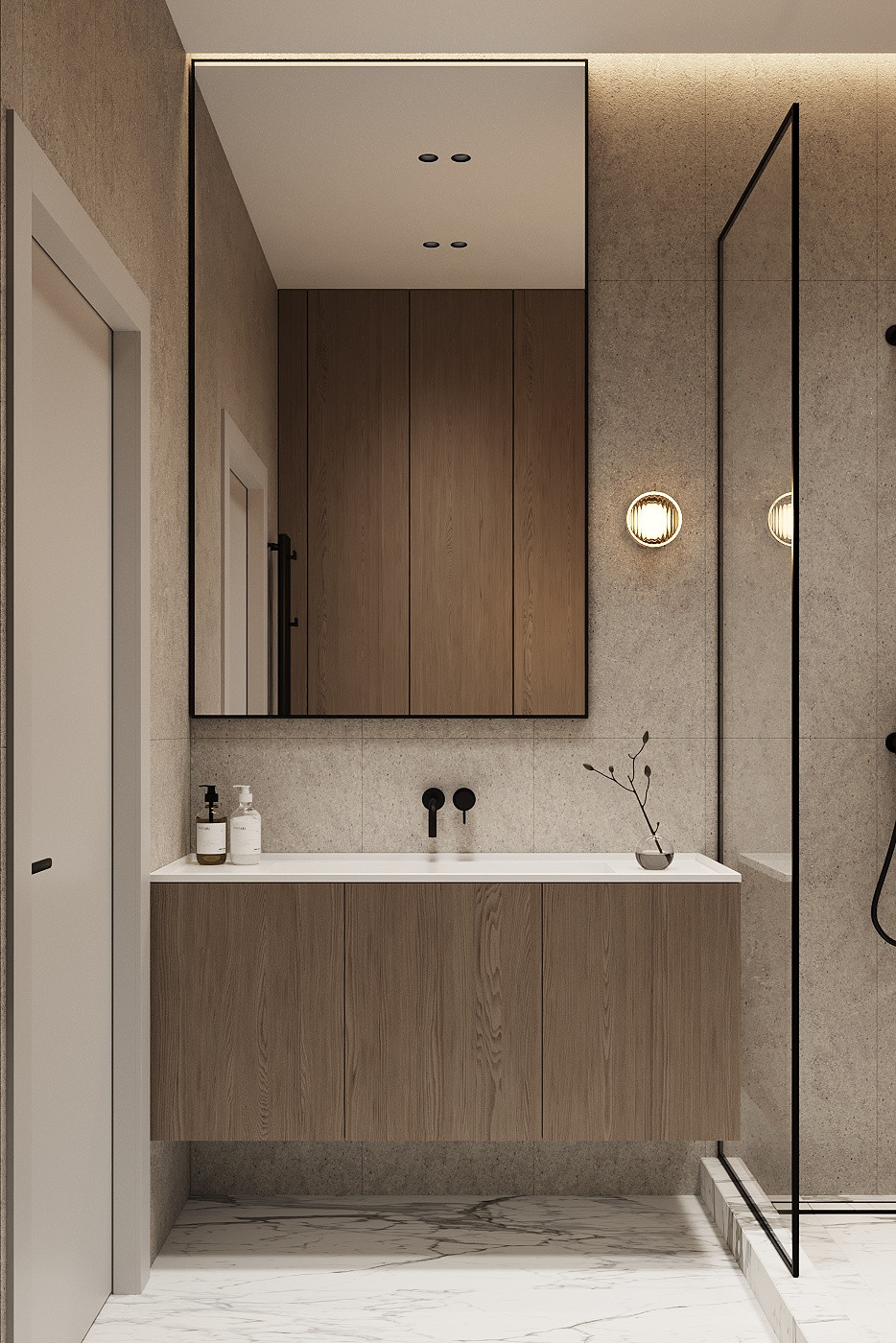 Проект интерьера для загородного дома в коттеджном поселке "Петровские озера"