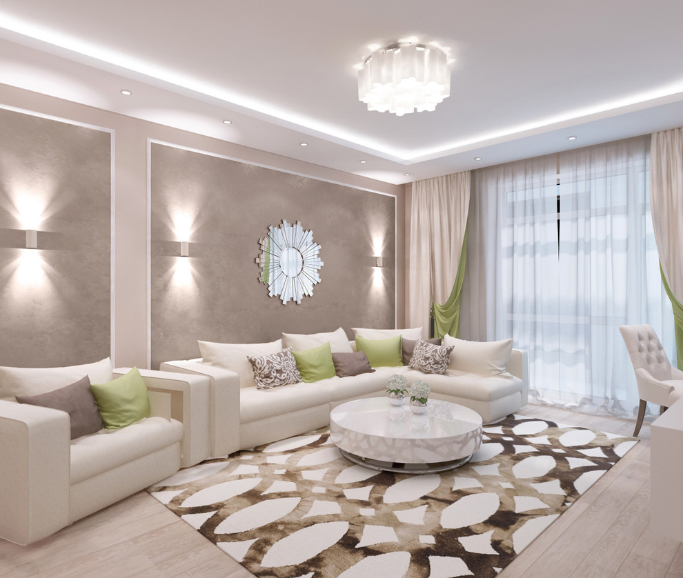 Декоративная штукатурка в проектах дизайнера Екатерины Фёдоровой