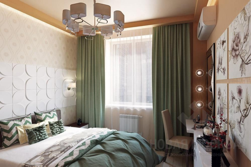 Дизайн-проект двухкомнатной квартиры 61 кв.м. в ЖК «Москва А101»