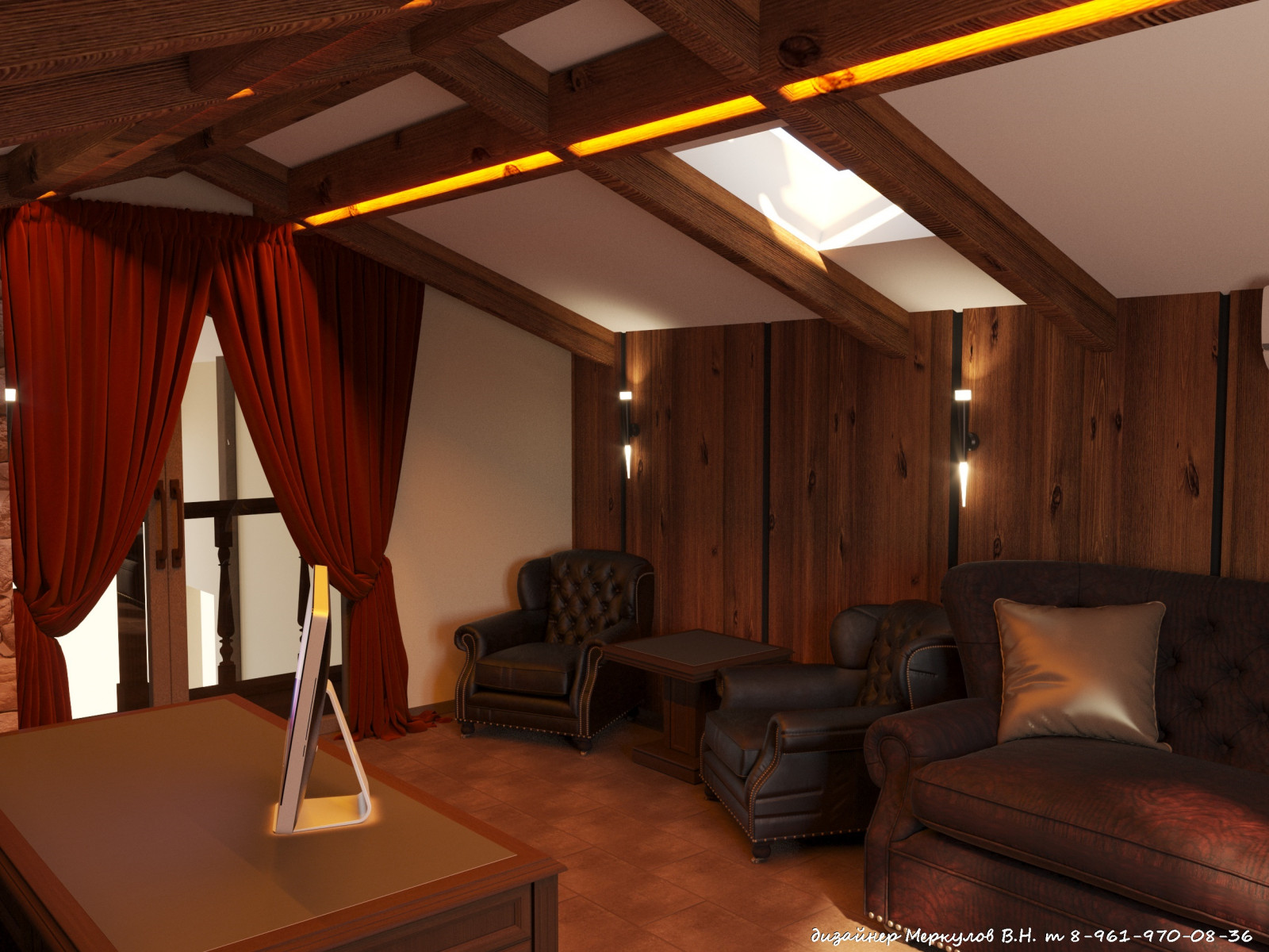 Дизайн проект кабинета №1