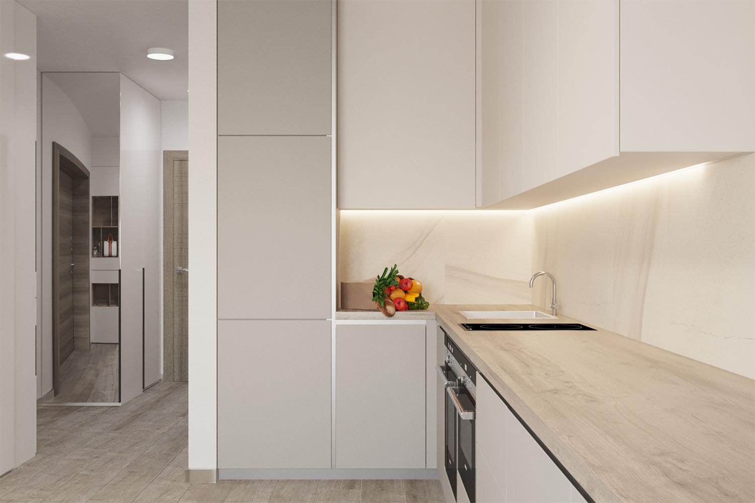 Дизайн однокомнатной квартиры Петроглиф Парк