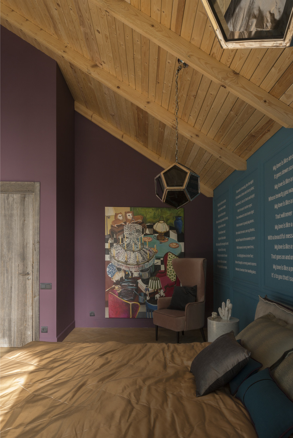 Брутальный загородный дом. Дизайнер: Светлана Дикушина