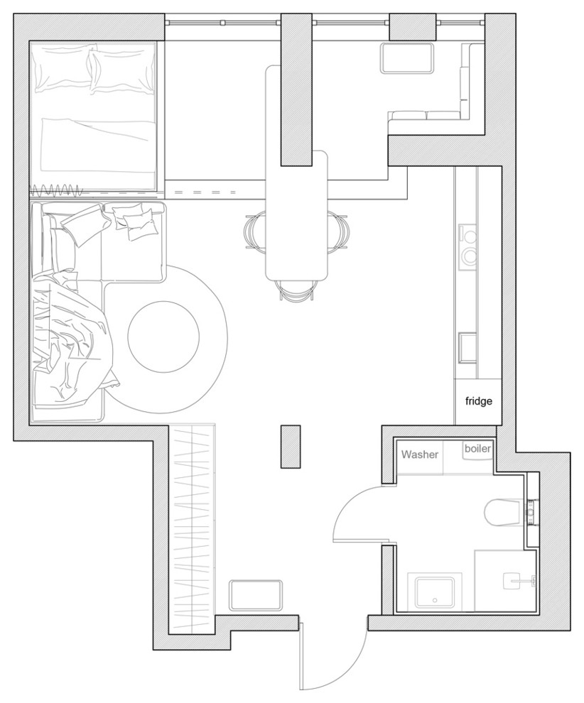 One Room Apartment