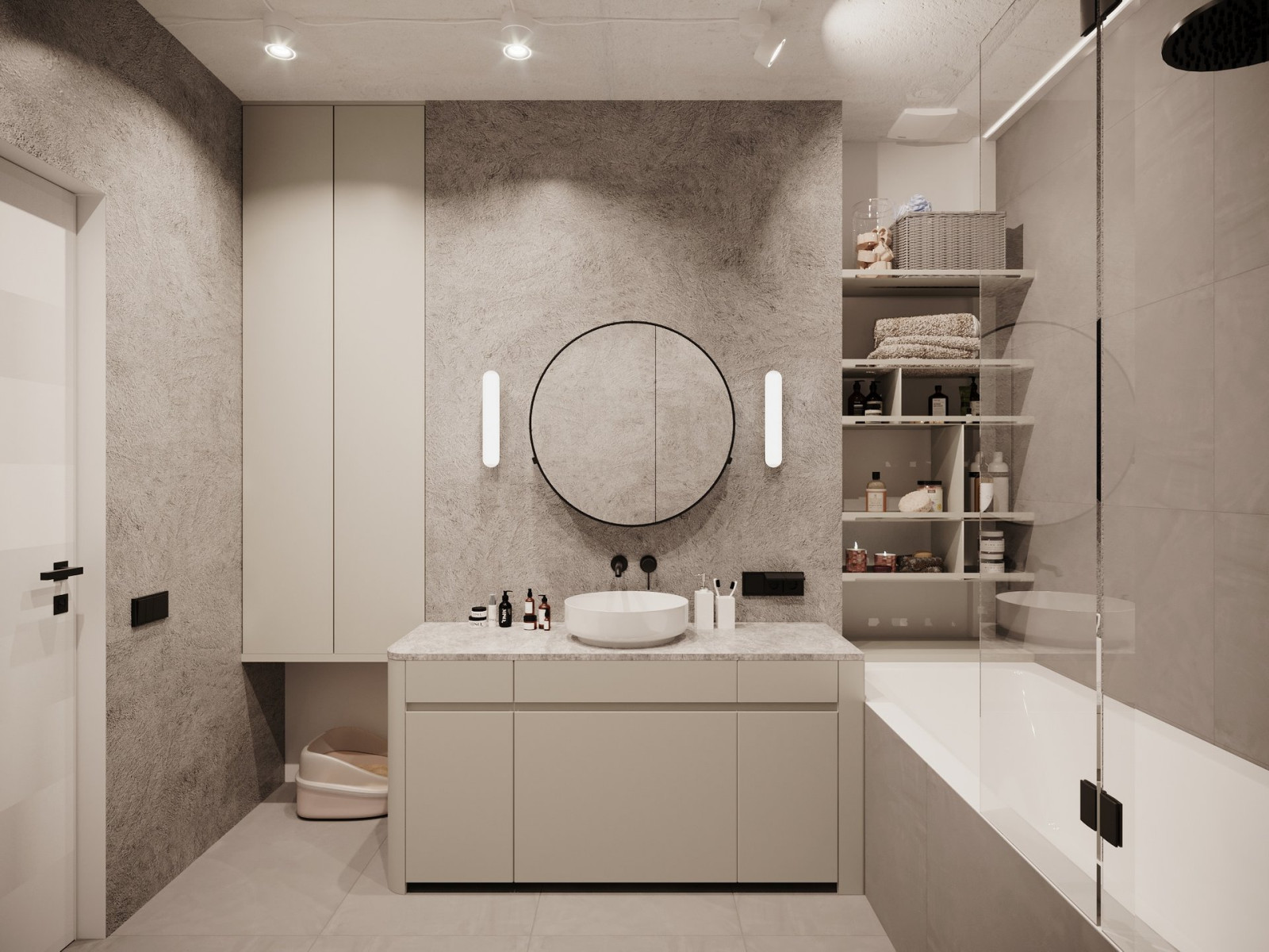 The studio apartment