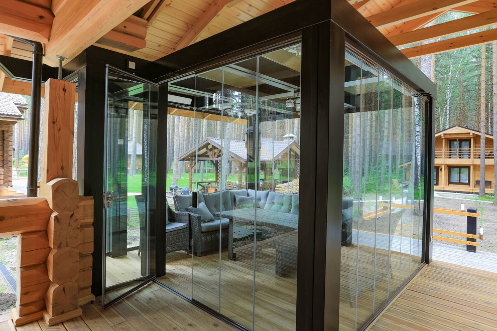 Остекленная терраса "Финский залив"