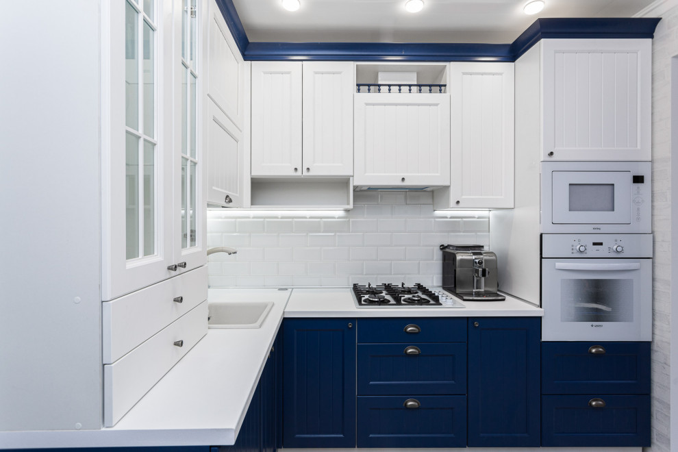 Кухня в морском стиле