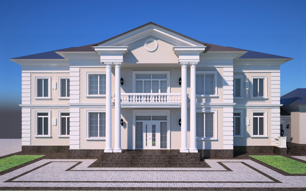 Классический дизайн коттеджа г. Пенза