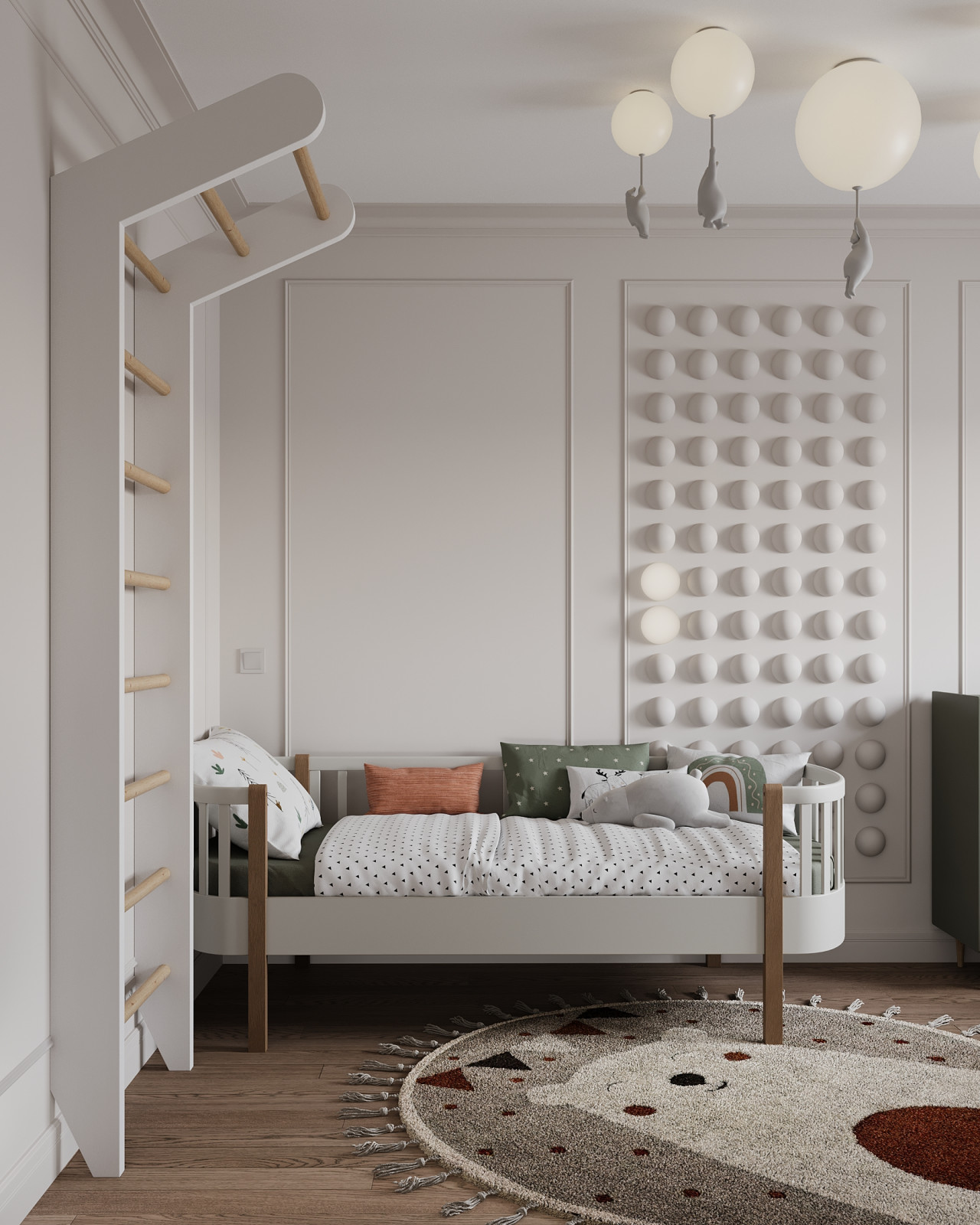 Современная классика в двухкомнатной квартире