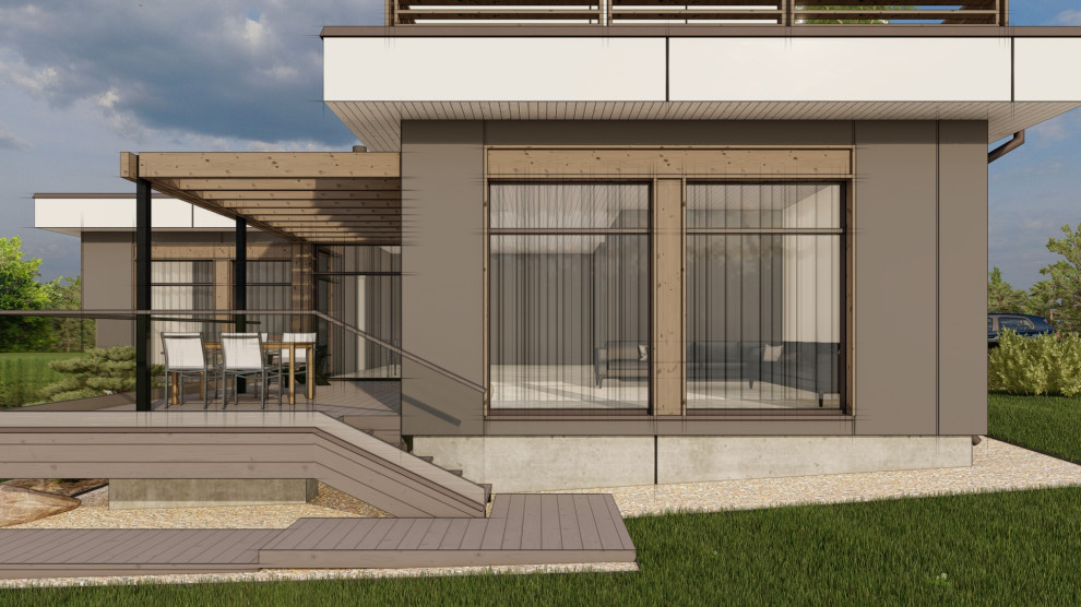 Реконструкция каркасного дома в г. Казань