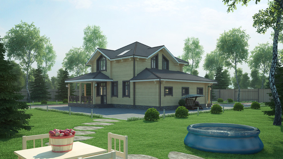 Жилой дом из клеёного бруса