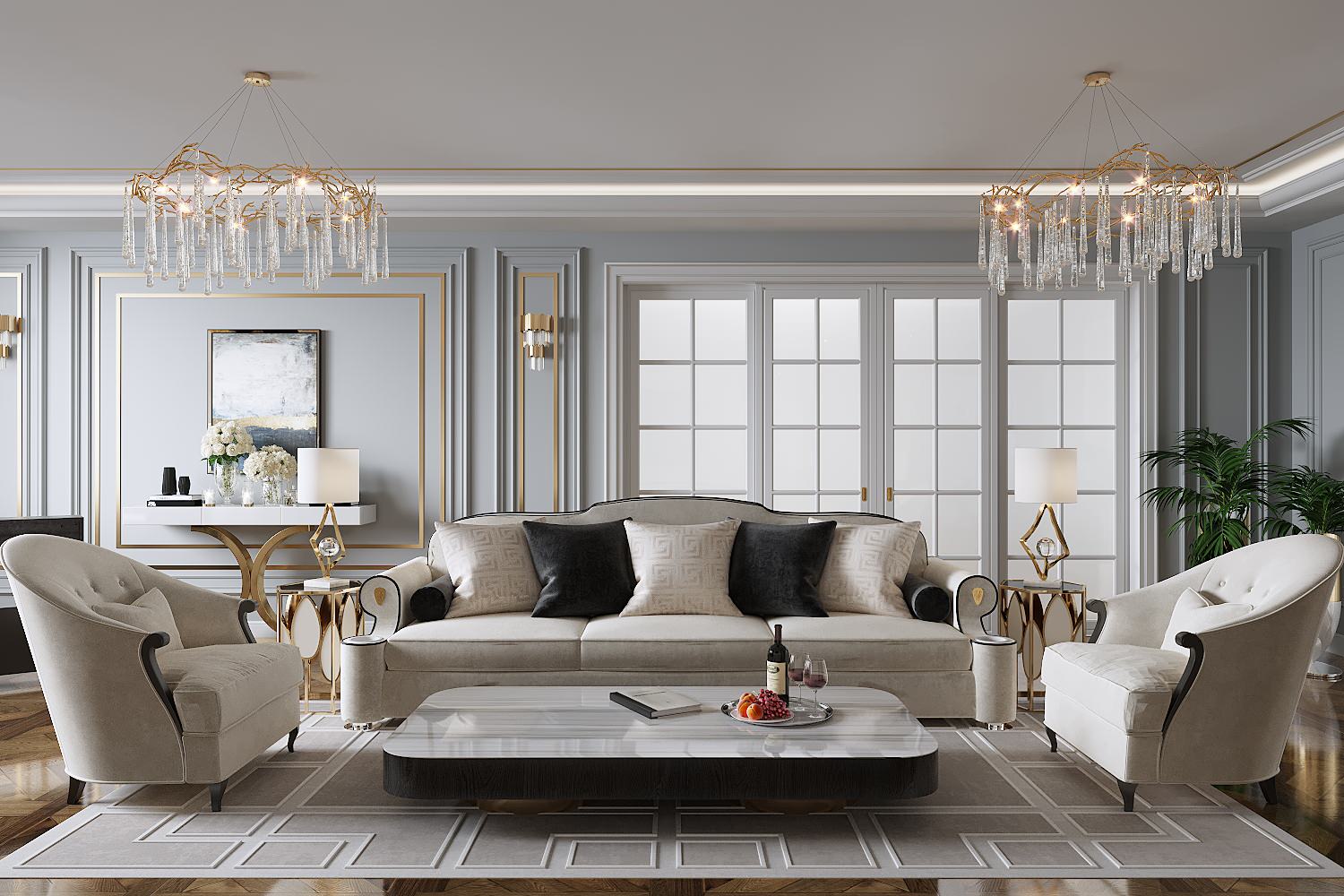 ГОСТИНАЯ в классическом стиле