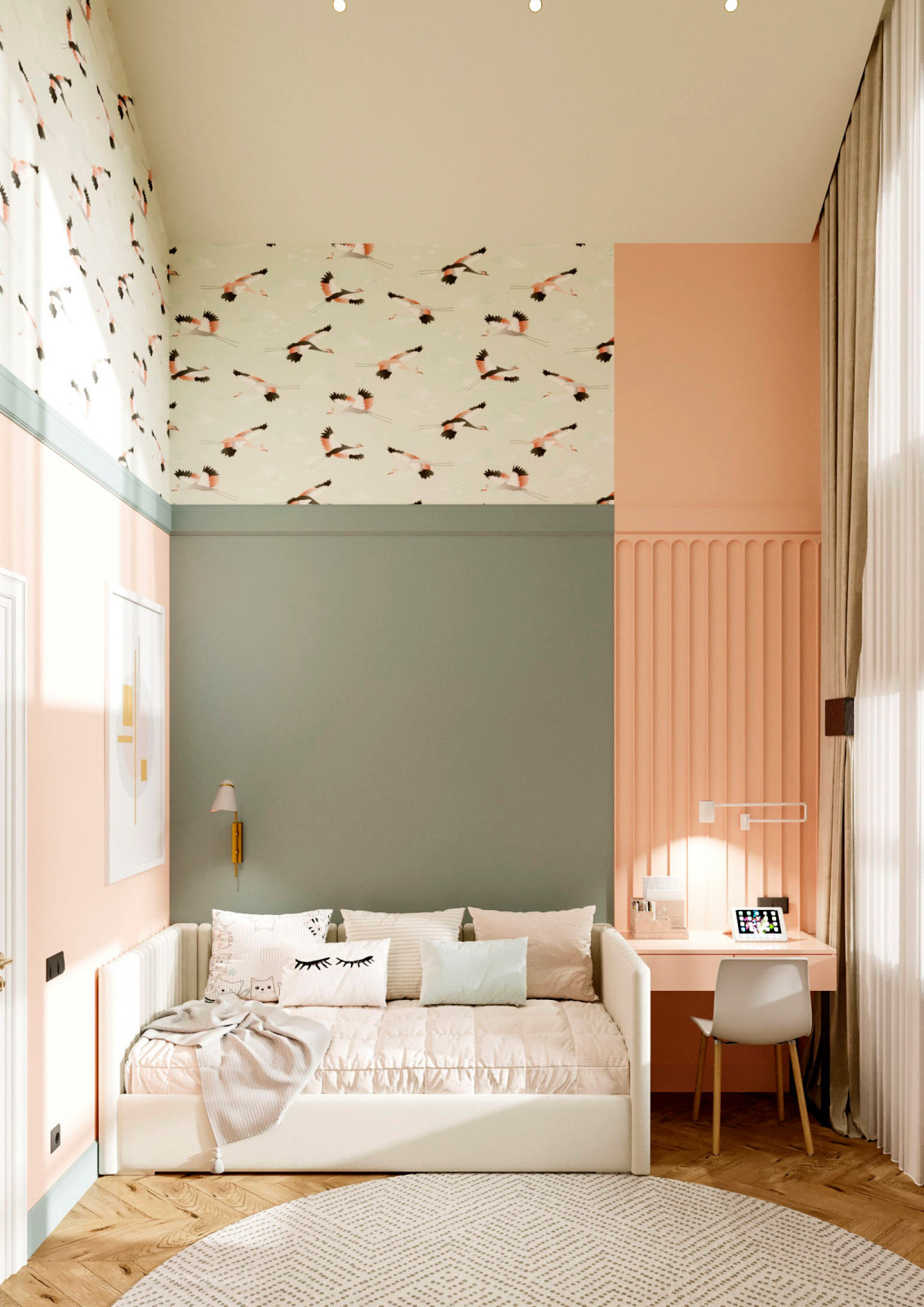 Обложка проекта: Детская в коттедже