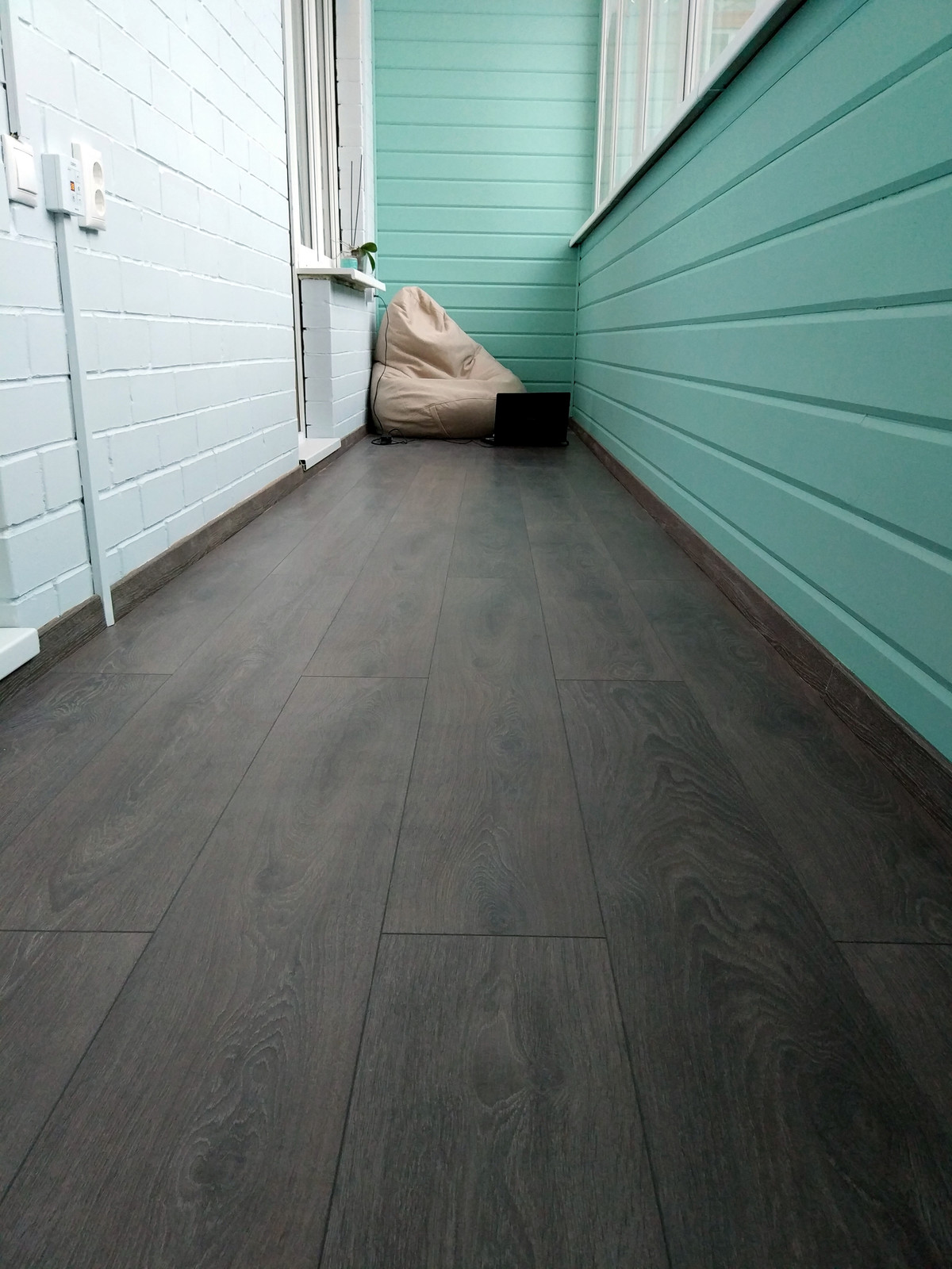 Ремонт лоджии  в стиле лофт