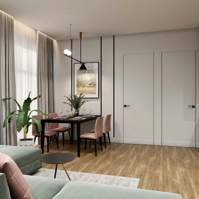 Комфортная квартира 90м² в современном стиле