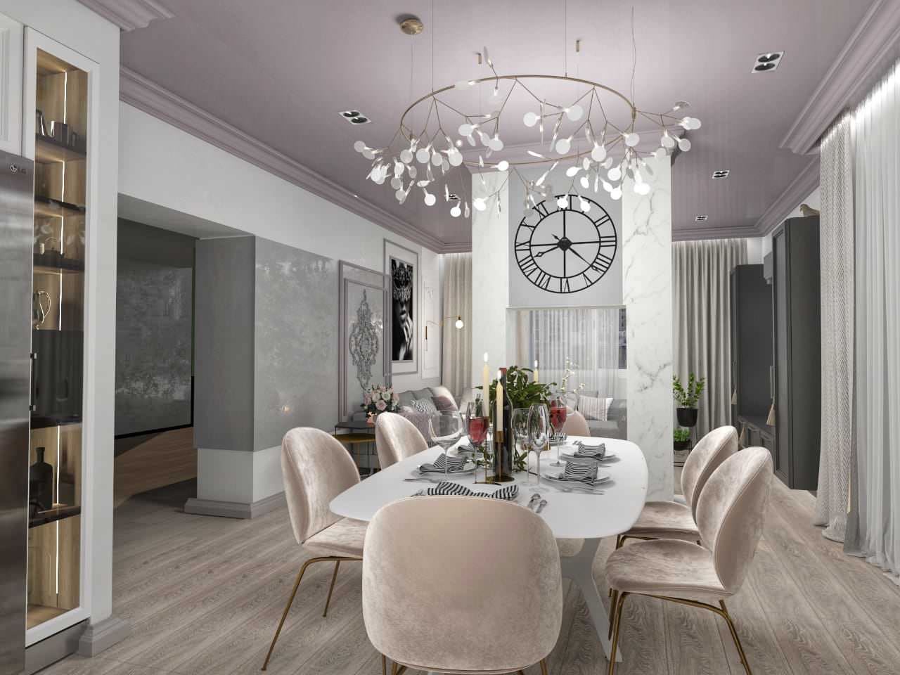 Обложка проекта: Гостиная в загородном доме.