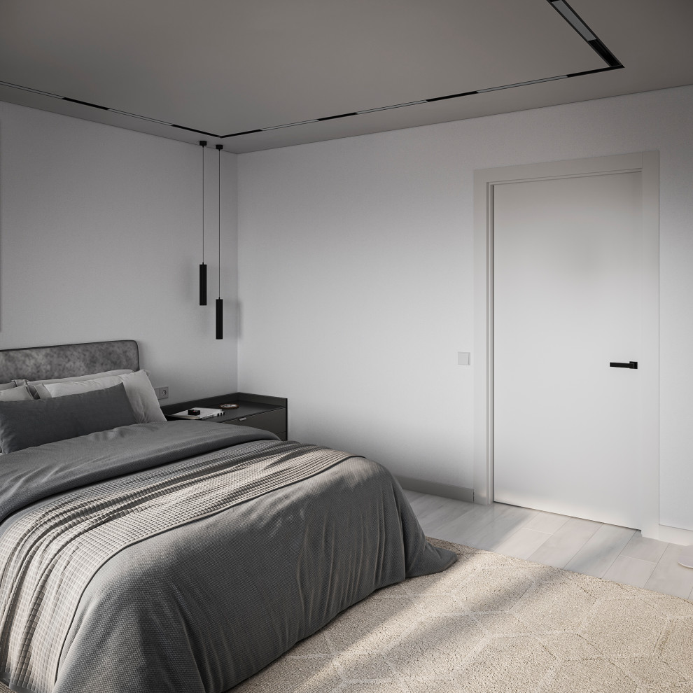 Дизайн интерьера мансардного этажа в частном доме.