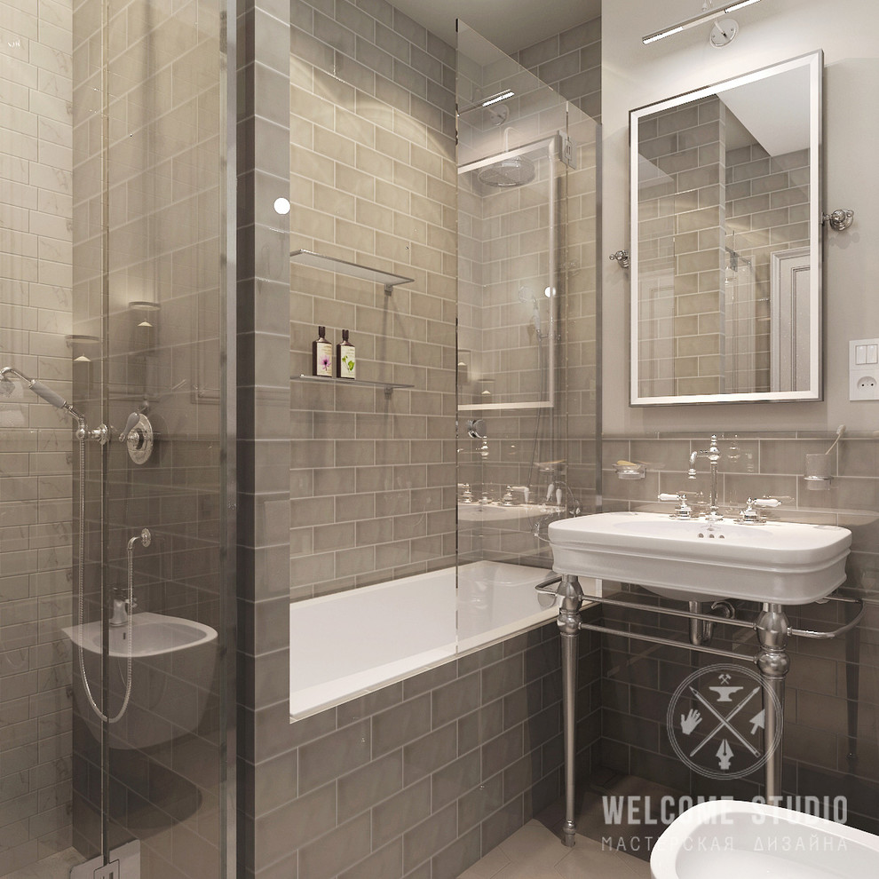 Обложка проекта: «Savanna’s color». Трёхкомнатная квартира в Москве.