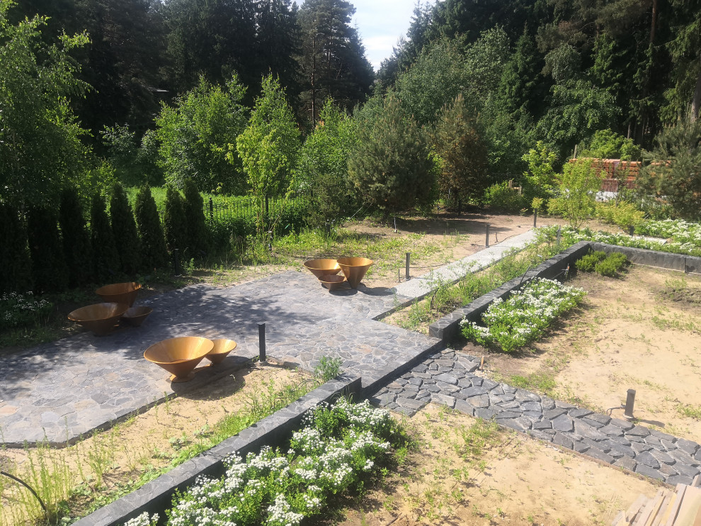 Landscape design of the territory (Moscow region)