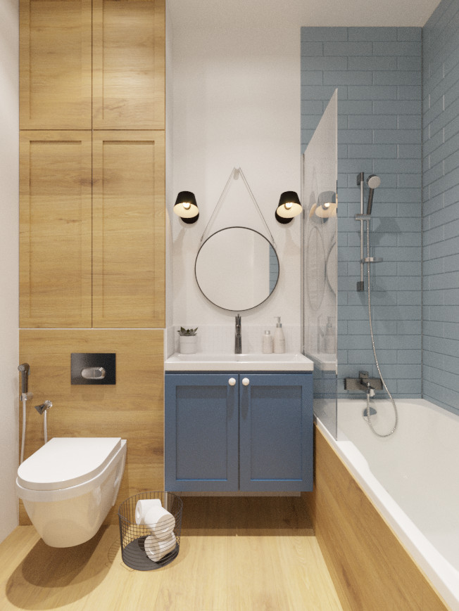 Проект в стиле Скандинавия для ЖК "Котельнические высотки"