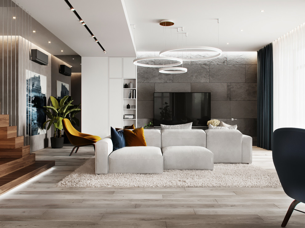 кухня-гостиная в доме в п.Княжий