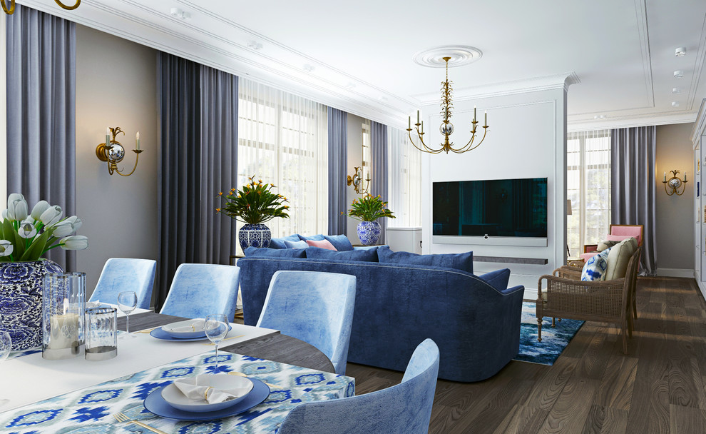 Emerald. Интерьры элитного жилого дома в коттеджном поселке в пригороде