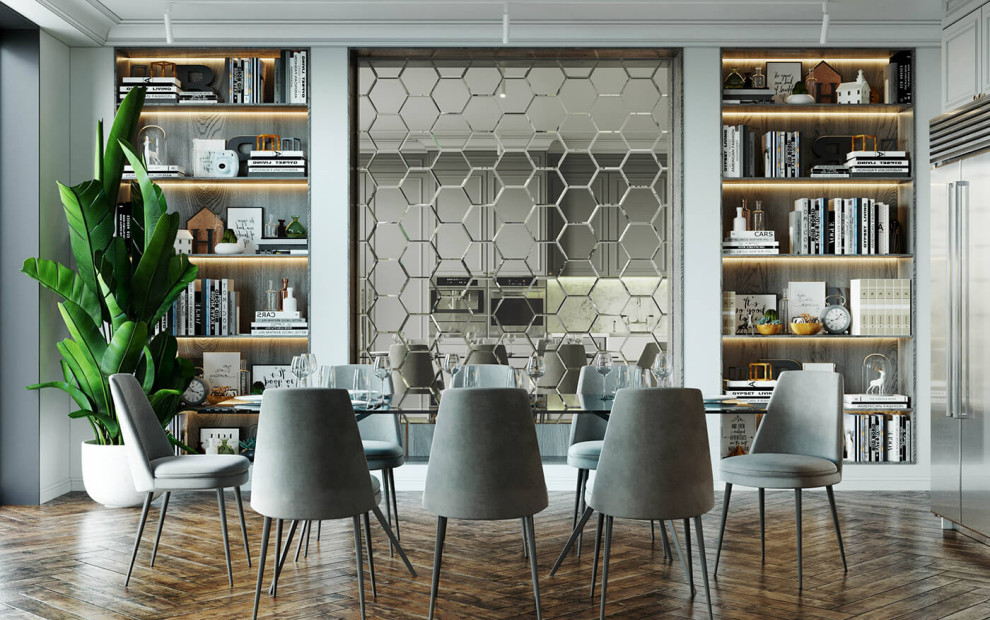 Зеркальное панно Бергамо