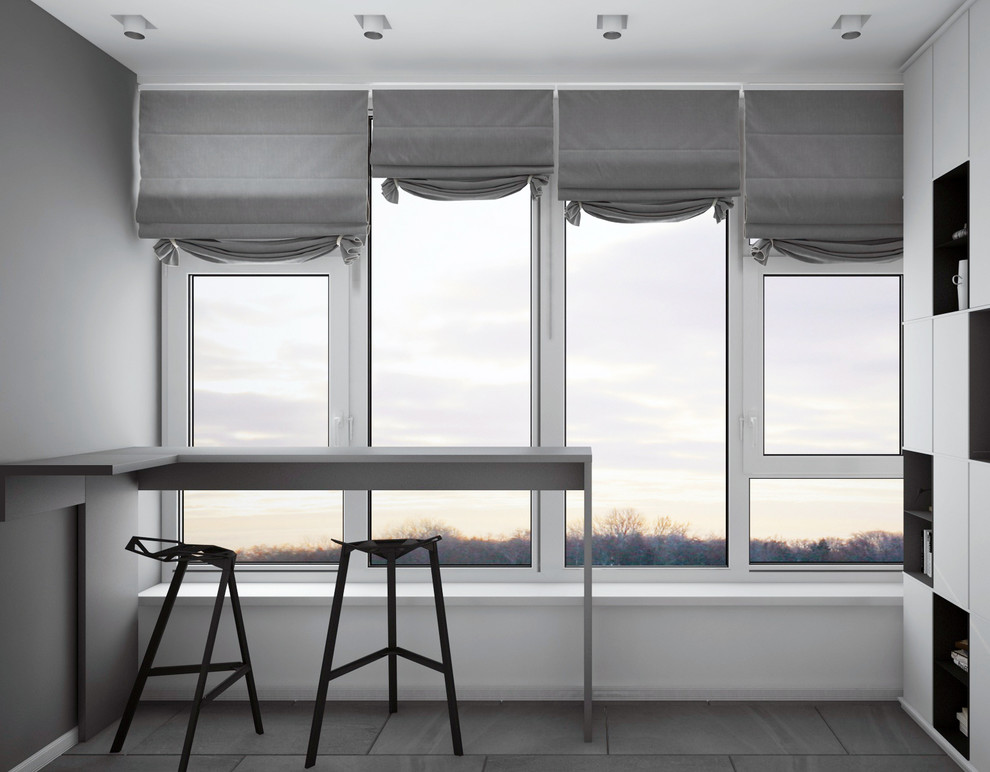 Квартира Множество оттенков серого — Балкон Спальни