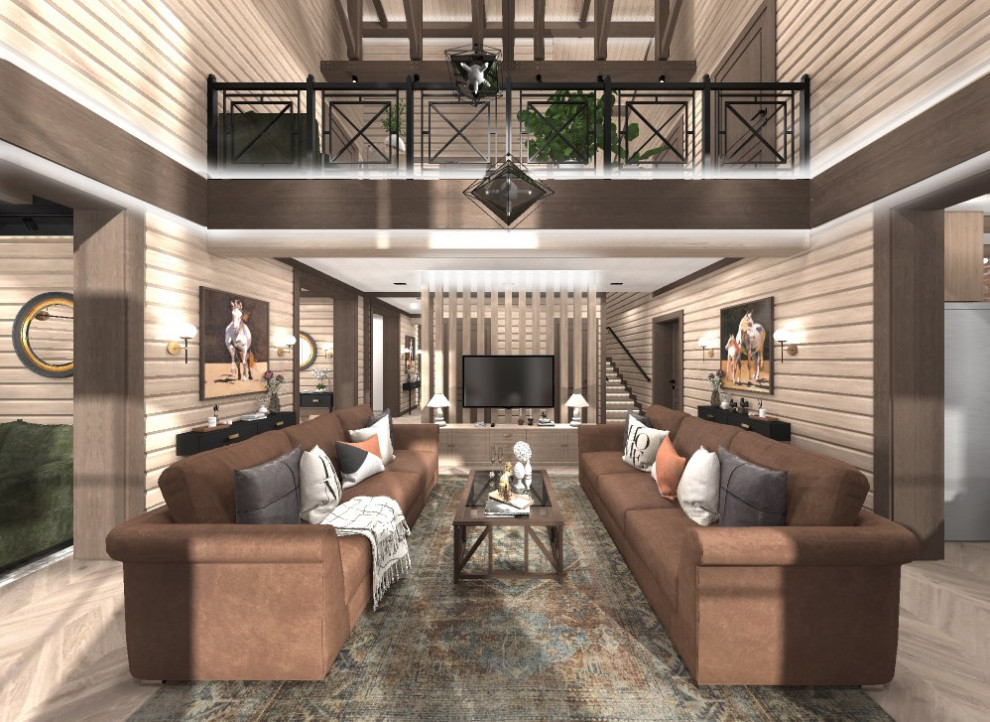 Обложка проекта: деревянное шале