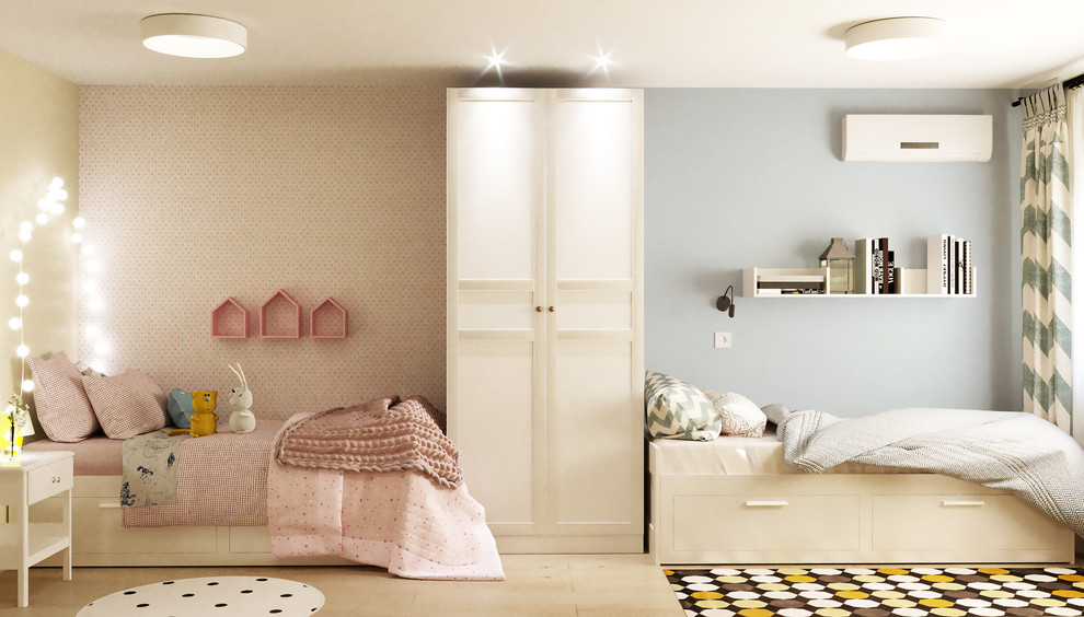 Светлая и лаконичная квартира для семьи с двумя детьми