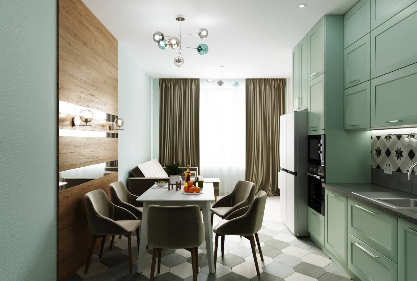 Интерьер для большой семьи