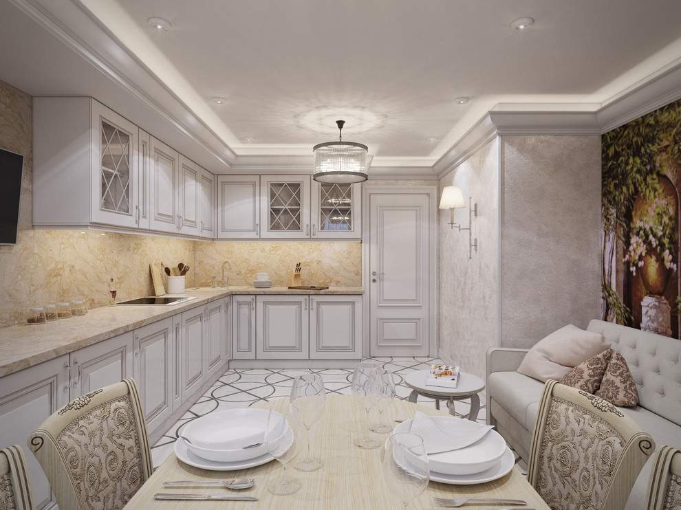 Квартира в классическом стиле, ЖК «Московский квартал», 80 кв.м.