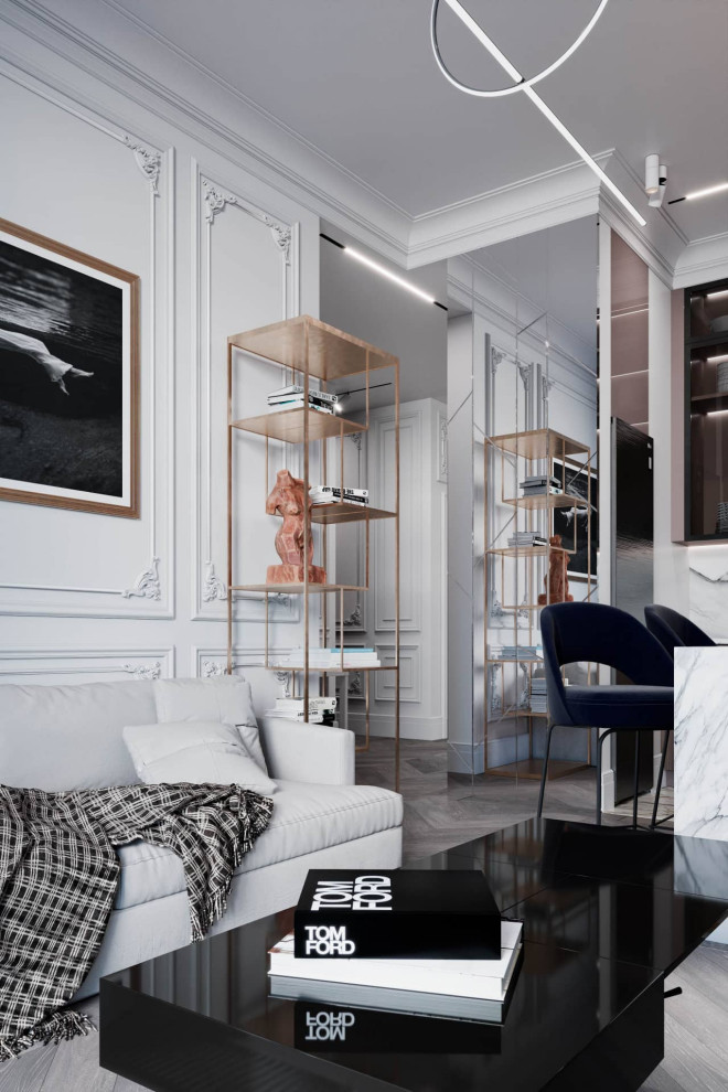 Дизайн и ремонт квартиры в ЖК «Царёв Сад» — Театр контрастов