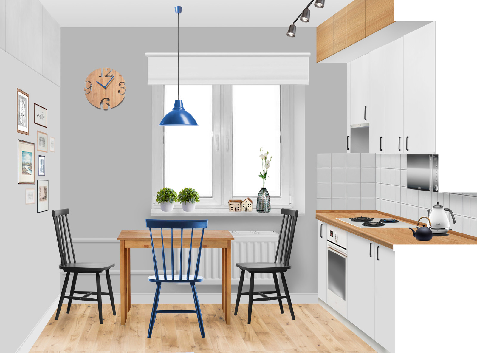 Проект небольшой сталинки в центре Москвы - фотоколлажи